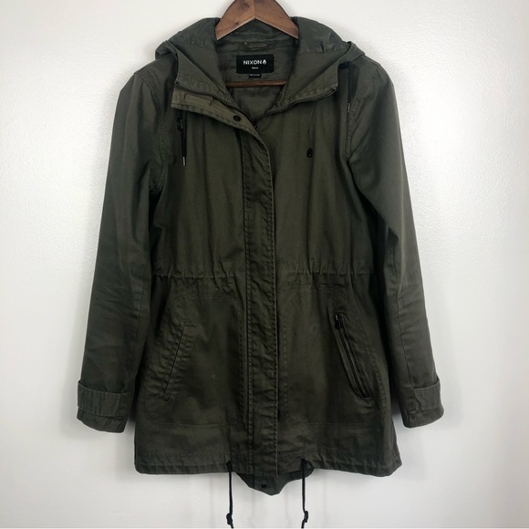 Nixon Green Utility Cargo Jacket Small - Picture 1 of 13